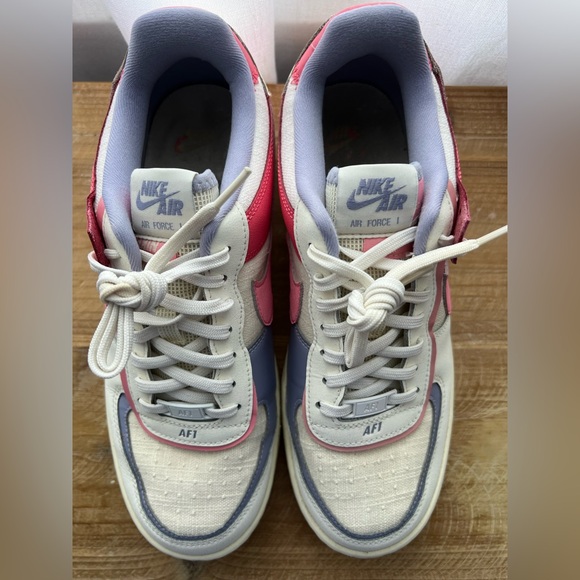 Nike Air Force 1 Shadow Sail Sea Coral Size 10/ EU 42 - Picture 2 of 10